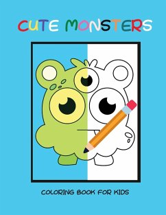Cute monsters coloring book for kids - Bana¿, Dagna