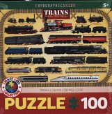 Eurographics 6100-0090 - Züge , Puzzle, 100 Teile