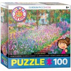 Eurographics 6100-4908 - Monet´s Garten von Claude Monet , Puzzle, 100 Teile