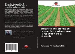 Efficacité des projets de microcrédit agricole pour la réduction de la pauvreté - Fabião, Alcino das Felicidades