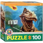 Eurographics 6100-5555 - Dinosaurier Selfie-Heffernan , Puzzle 100 Teile