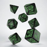 Call of Cthulhu 7th Edition Black & green Dice Set (7) Call of Cthulhu 7th Edition Black & green Dice Set (7)