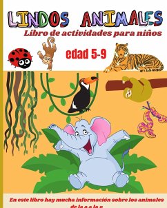 Libro de actividades de simpáticos animales para niños de 5 a 9 años - Lazaro, Jorge