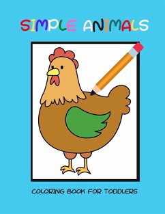 Simple animals coloring book for toddlers - Bana¿, Dagna