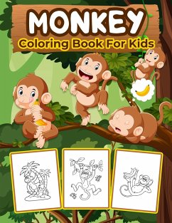 Monkey Coloring Book for Kids - Bmpublishing