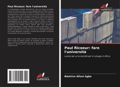 Paul Ricoeur: fare l'università - Agbo, Béatrice Afiavi