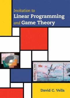 Invitation to Linear Programming and Game Theory (eBook, ePUB) - Vella, David C.