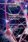 Generative Second Language Acquisition (eBook, ePUB)