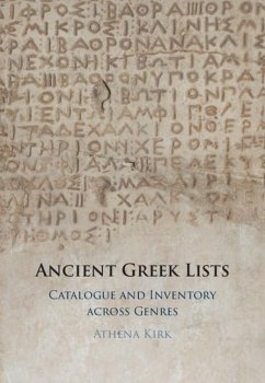Cover Ancient Greek Lists (eBook, ePUB)