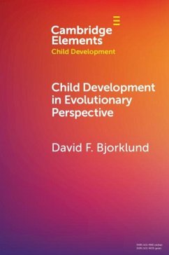 Cover Child Development in Evolutionary Perspective (eBook, ePUB)