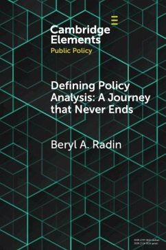 Cover Defining Policy Analysis: A Journey that Never Ends (eBook, ePUB)