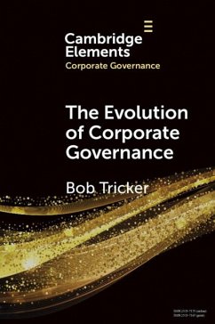 Evolution of Corporate Governance (eBook, ePUB) - Tricker, Bob