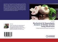 Biochemical & Organoleptic Analysis of Dietary Variant Using Mushroom - Vora, Jyoti