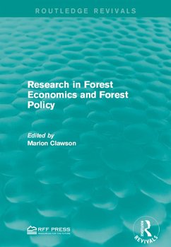 Cover Research in Forest Economics and Forest Policy (eBook, ePUB)
