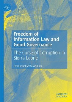 Freedom of Information Law and Good Governance (eBook, PDF) - Abdulai, Emmanuel Saffa