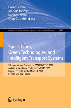 Smart Cities, Green Technologies, and Intelligent Transport Systems (eBook, PDF)