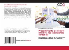 Procedimiento de control interno a los subsistemas contables