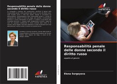 Responsabilità penale delle donne secondo il diritto russo - Sergeyeva, Elena