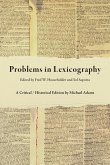 Problems in Lexicography Problems in Lexicography