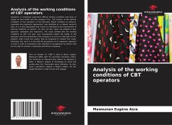 Analysis of the working conditions of CBT operators - Asra, Mawounan Eugène