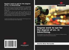 Degree work to opt for the degree of Lic. in Advertising. - Nina Hernando, Amelia