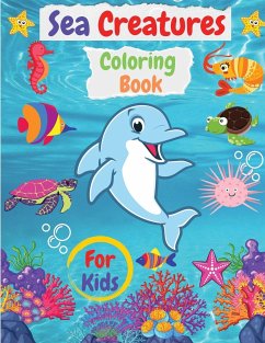 Sea Creatures Coloring Book For Kids - Venezia, Manlio