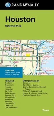 Rand McNally Folded Map: Houston Regional Map - Rand Mcnally