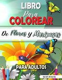 Libro para Colorear de Flores y Mariposas para Adultos