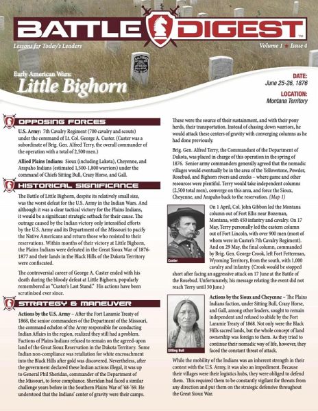 Battle Digest: Little Bighorn (eBook, ePUB) Battle Digest: Little Bighorn (eBook, ePUB)
