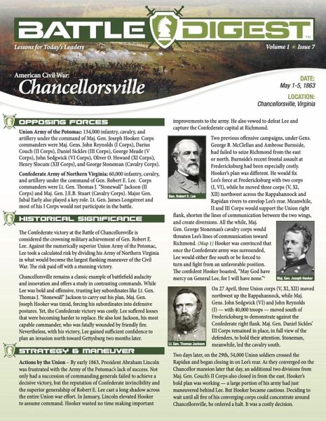 Battle Digest: Chancellorsville (eBook, ePUB)