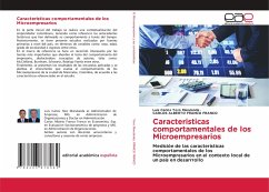 Caracteristicas comportamentales de los Microempresarios - Toro Marulanda, Luis Carlos;FRANCO FRANCO, CARLOS ALBERTO