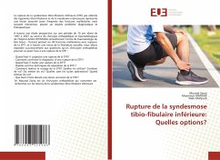 Rupture de la syndesmose tibio-fibulaire inférieure: Quelles options? - Zaraa, Mourad;Mihoubi, Maamoun;Mahjoub, Sabri