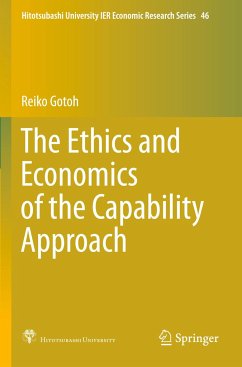 The Ethics and Economics of the Capability Approach - Gotoh, Reiko