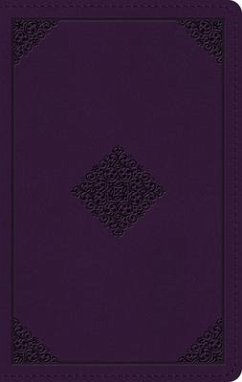 ESV Large Print Personal Size Bible (Trutone, Lavender, Ornament Design)