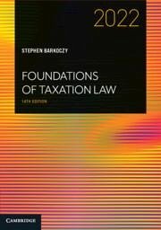 Foundations of Taxation Law 2022 - Barkoczy, Stephen