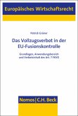 Das Vollzugsverbot in der EU-Fusionskontrolle