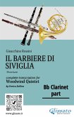 Bb Clarinet part "Il Barbiere di Siviglia" for woodwind quintet (eBook, ePUB)