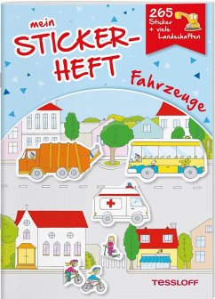 Cover Mein Stickerheft. Fahrzeuge