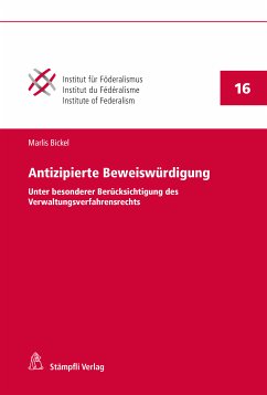 Antizipierte Beweiswürdigung (eBook, PDF) - Bickel, Marlis