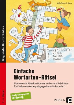 Einfache Wortarten-Rätsel - Rehschuh-Blasse, Ulrike