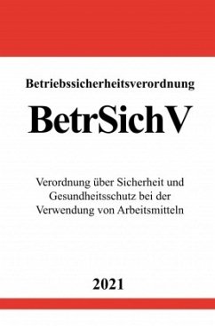 Cover Betriebssicherheitsverordnung (BetrSichV)