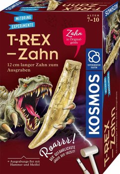 KOSMOS 636173 - T-Rex-Zahn, Dino-Ausgrabungs-Set, Mitbring-Experimente