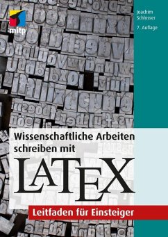Cover Wissenschaftliche Arbeiten schreiben mit LaTeX (eBook, PDF)