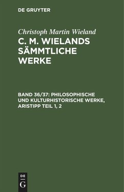 Philosophische und kulturhistorische Werke, Aristipp Teil 1, 2 - Wieland, Christoph Martin