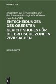 Entscheidungen des Obersten Gerichtshofes für die Britische Zone in Zivilsachen. Band 3, Heft 5