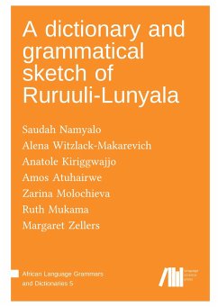 A dictionary and grammatical sketch of Ruruuli-Lunyala