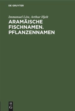 Cover Aramäische Fischnamen. Pflanzennamen