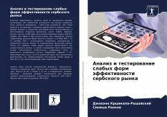 Analiz i testirowanie slabyh form äffektiwnosti serbskogo rynka - Krshikapa-Rashajskij, Dzhowana;Rankow, Sinisha