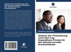 Analyse der Finanzierung nach dem Cap-Expenditure-Prinzip für den Betrieb privater Krankenhäuser - Kanazache, Eusebius