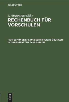 Mündliche und schriftliche Übungen im unbegrenzten Zahlenraum